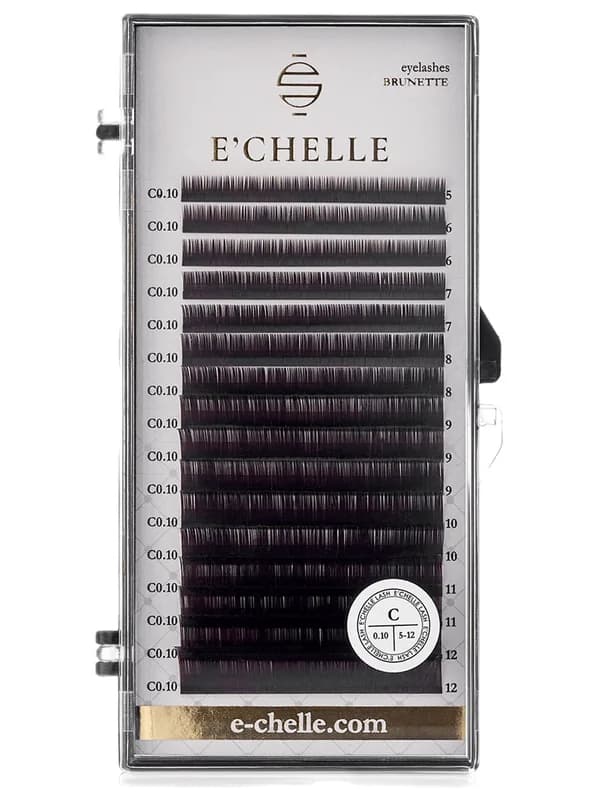 Ресницы E'CHELLE Brunette, 16 линий