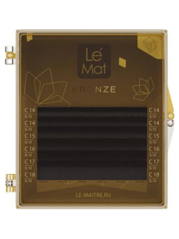 Ресницы Le Mat Bronze, 6 линий