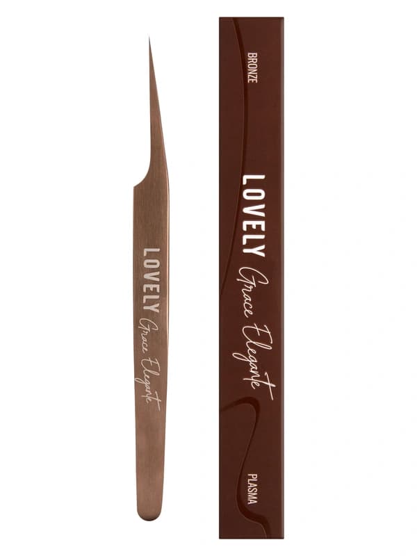 Пинцет для ресниц Lovely Grace Elegante Bronze